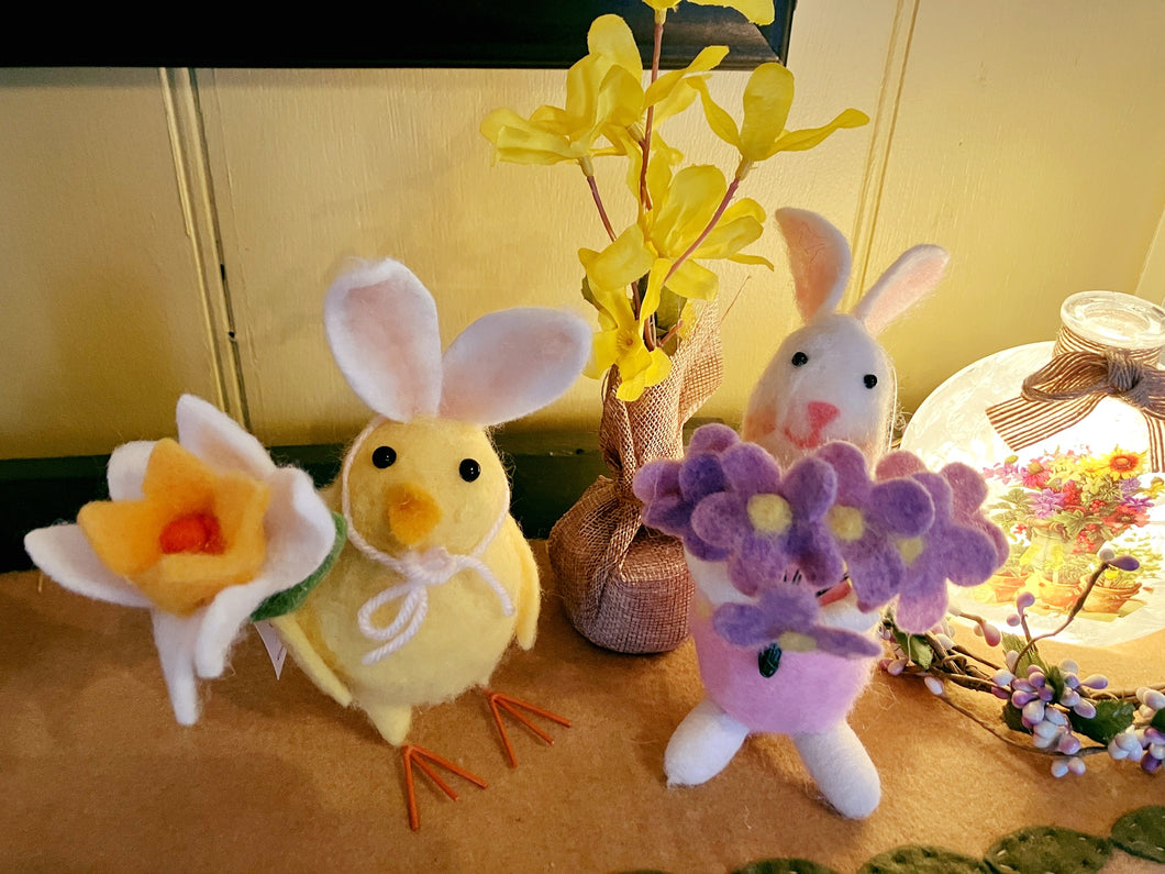 Easter Felted Chick