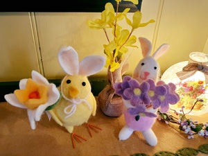 Easter Felted Bunny