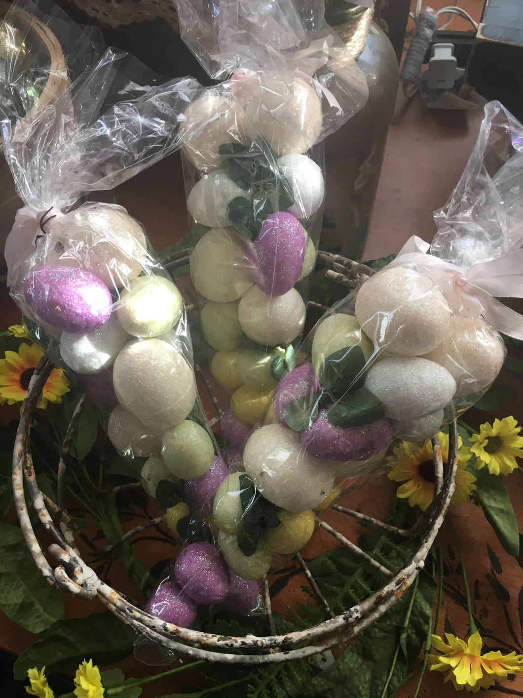 Glittered Easter Egg  Cone