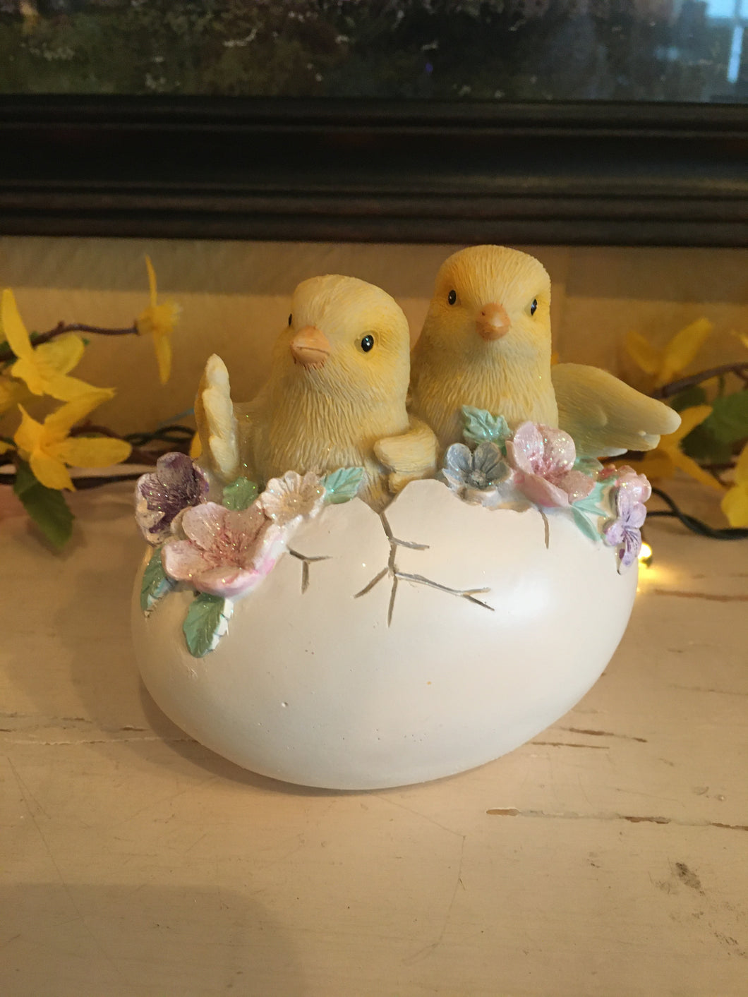 Two Chicks in an Easter Egg, Vintage Style