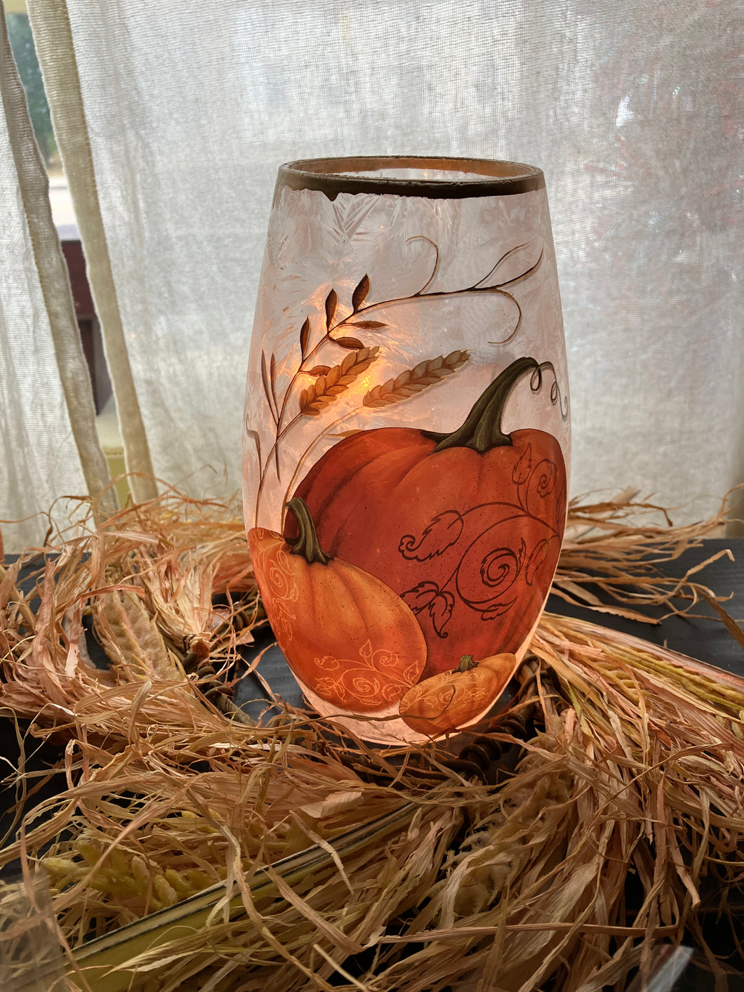 Fall Pumpkin Lamp